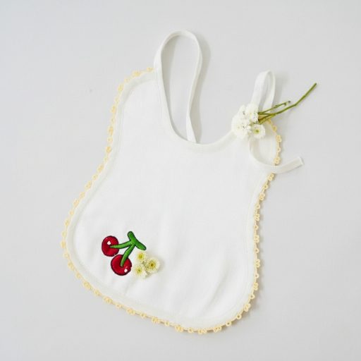 Grace Hour Bib White Base – alternate view